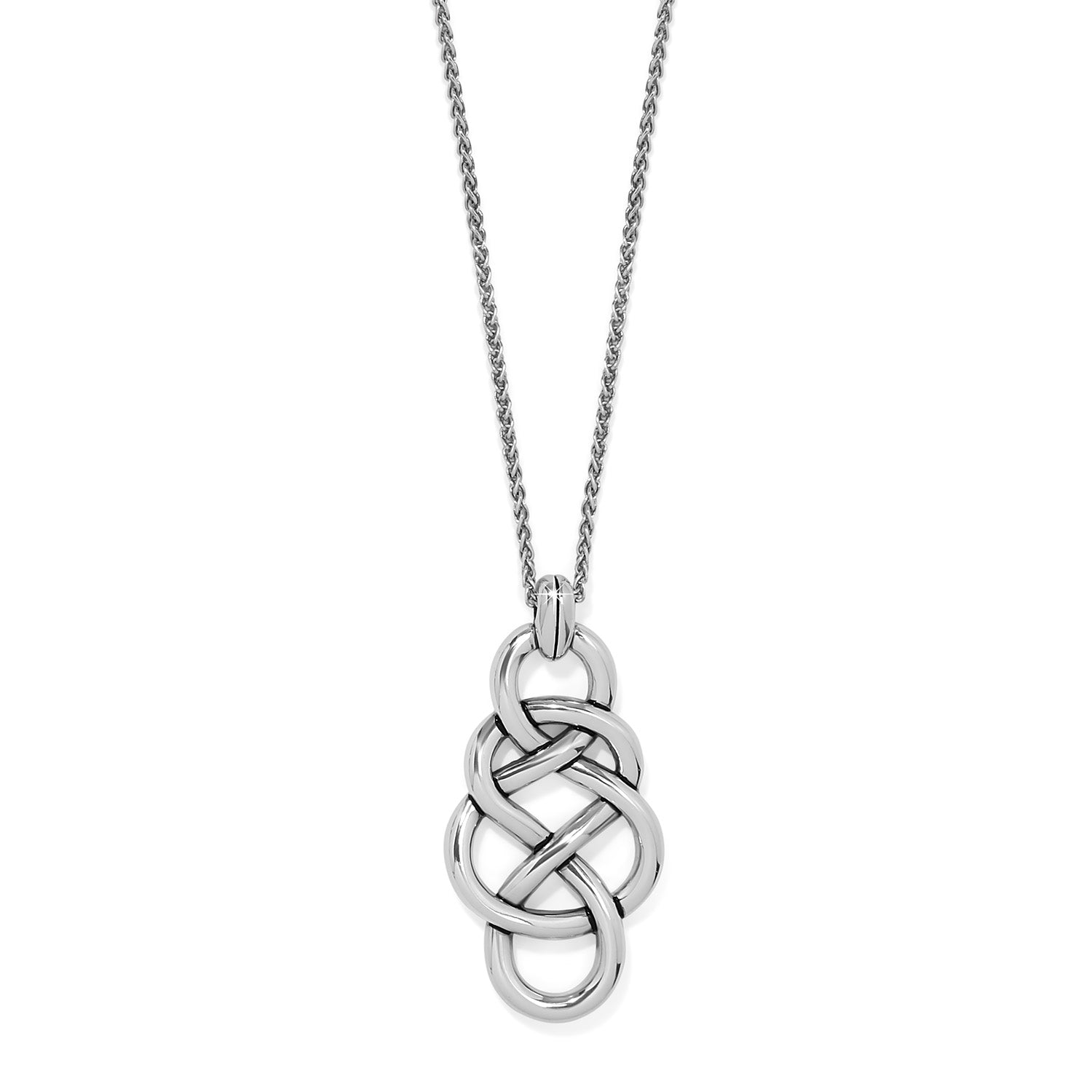 Brighton Interlok Braid Pendant Necklace - Juli's Wearable Art
