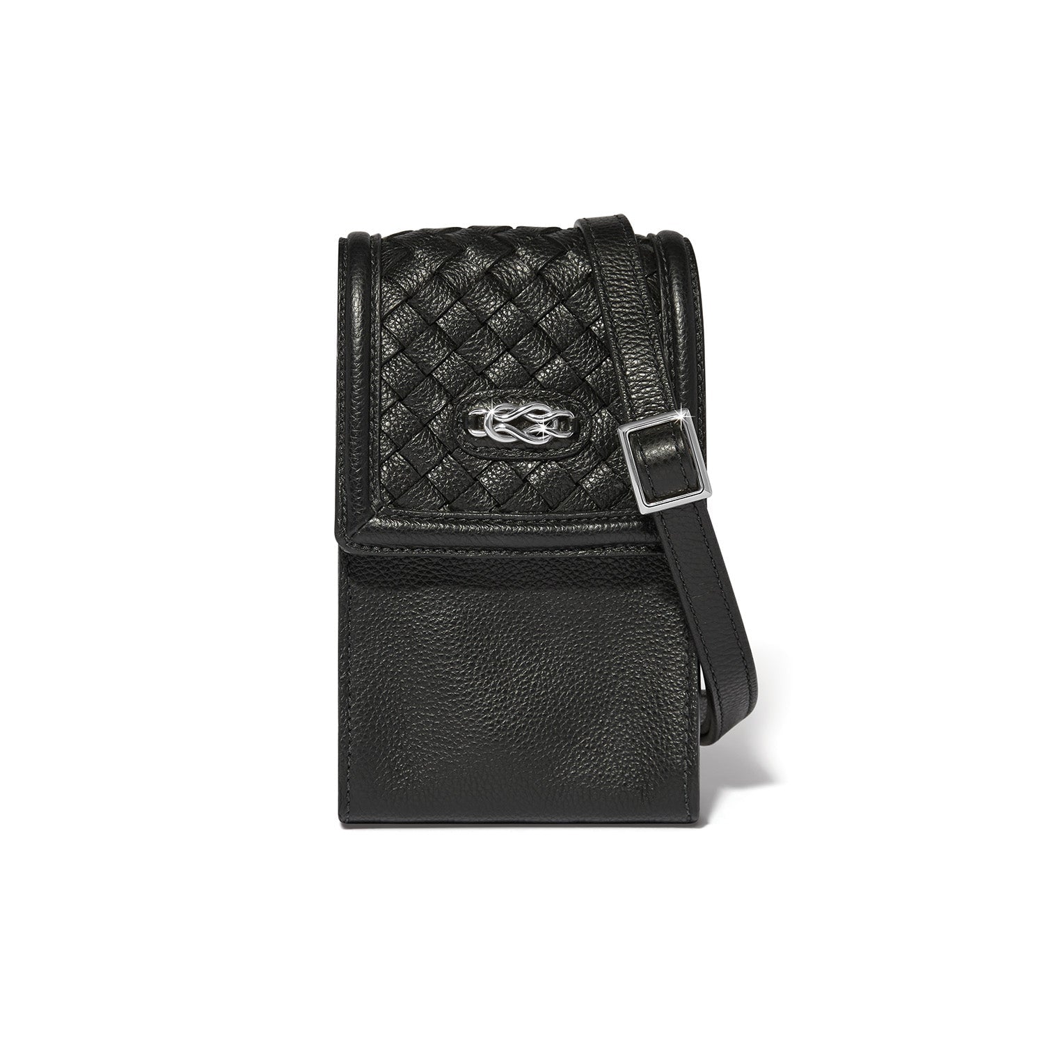 Brighton Interlok Braid Phone Organizer | Black