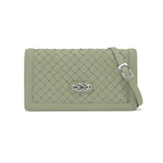 Brighton Interlok Braid Rockmore Wallet | Sage - Juli's Wearable Art