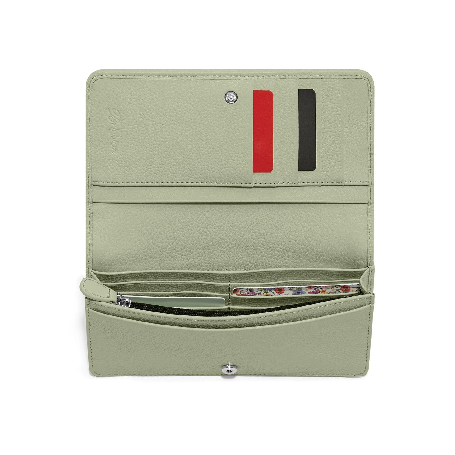 Brighton Interlok Braid Rockmore Wallet | Sage