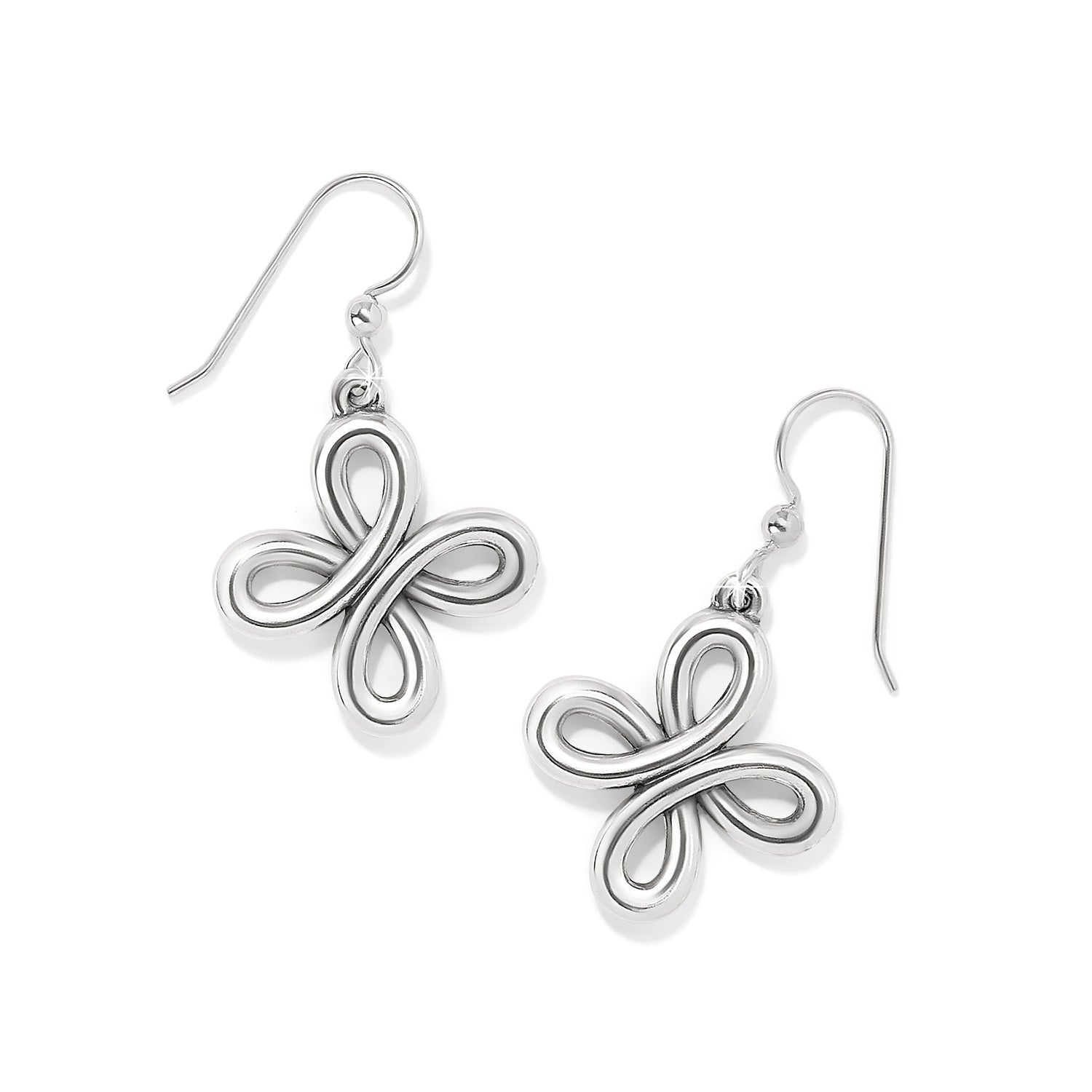 Brighton Interlok Curve French Wire Earrings - Juli's Wearable Art