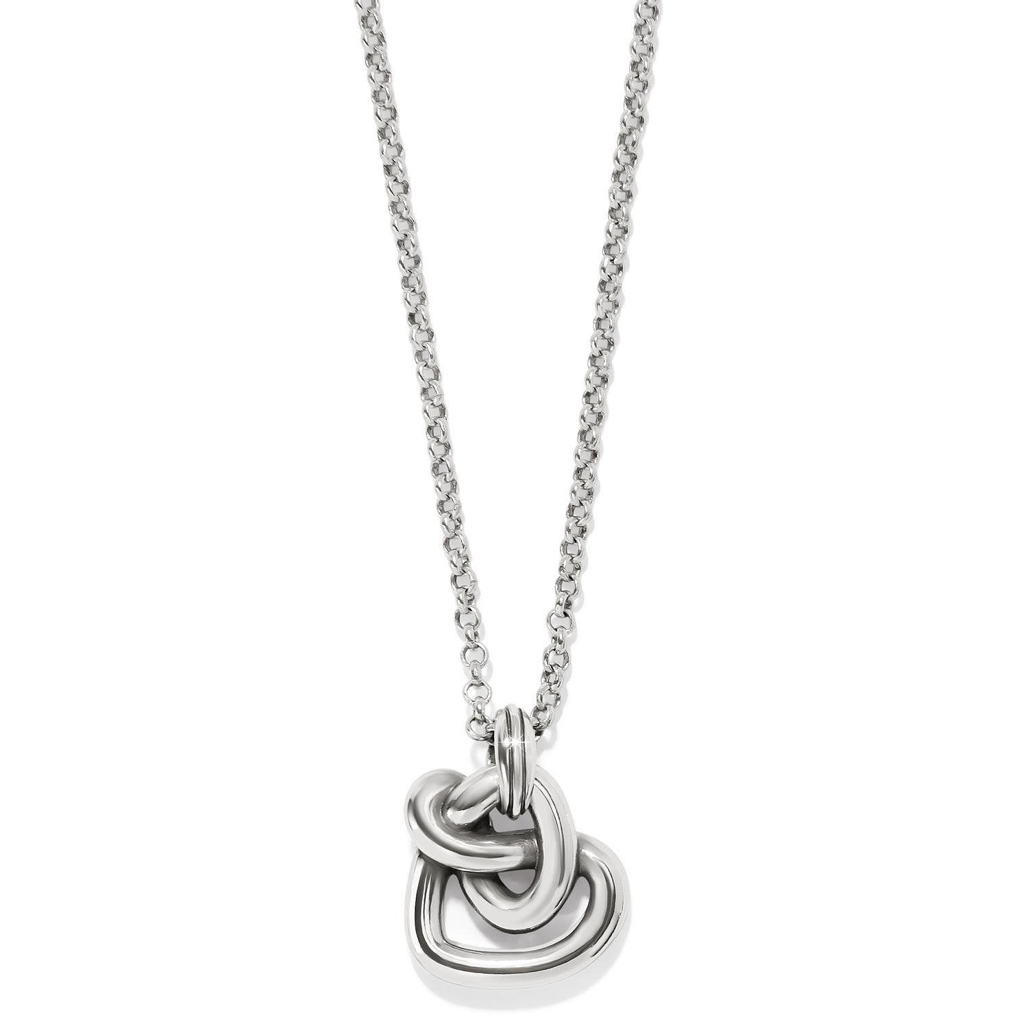 Brighton Interlok Curve Heart Necklace - Juli's Wearable Art