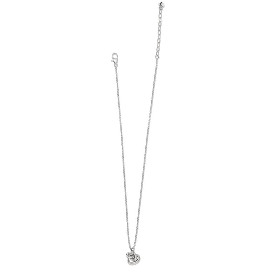 Brighton Interlok Curve Heart Necklace – Silver - Juli's Wearable Art