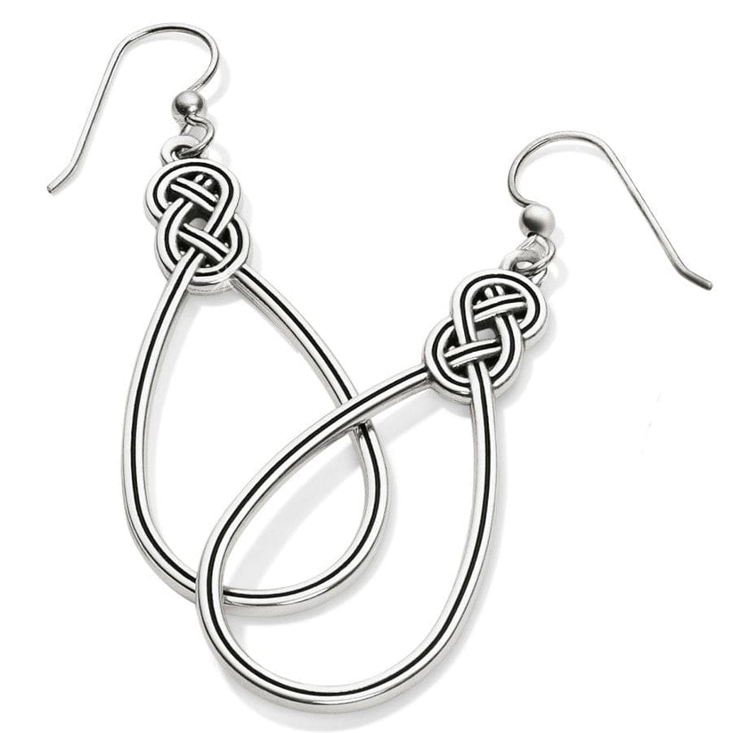Brighton Interlok Silver French Wire Earrings