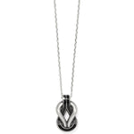 Brighton Interlok Harmony Black Necklace - Juli's Wearable Art