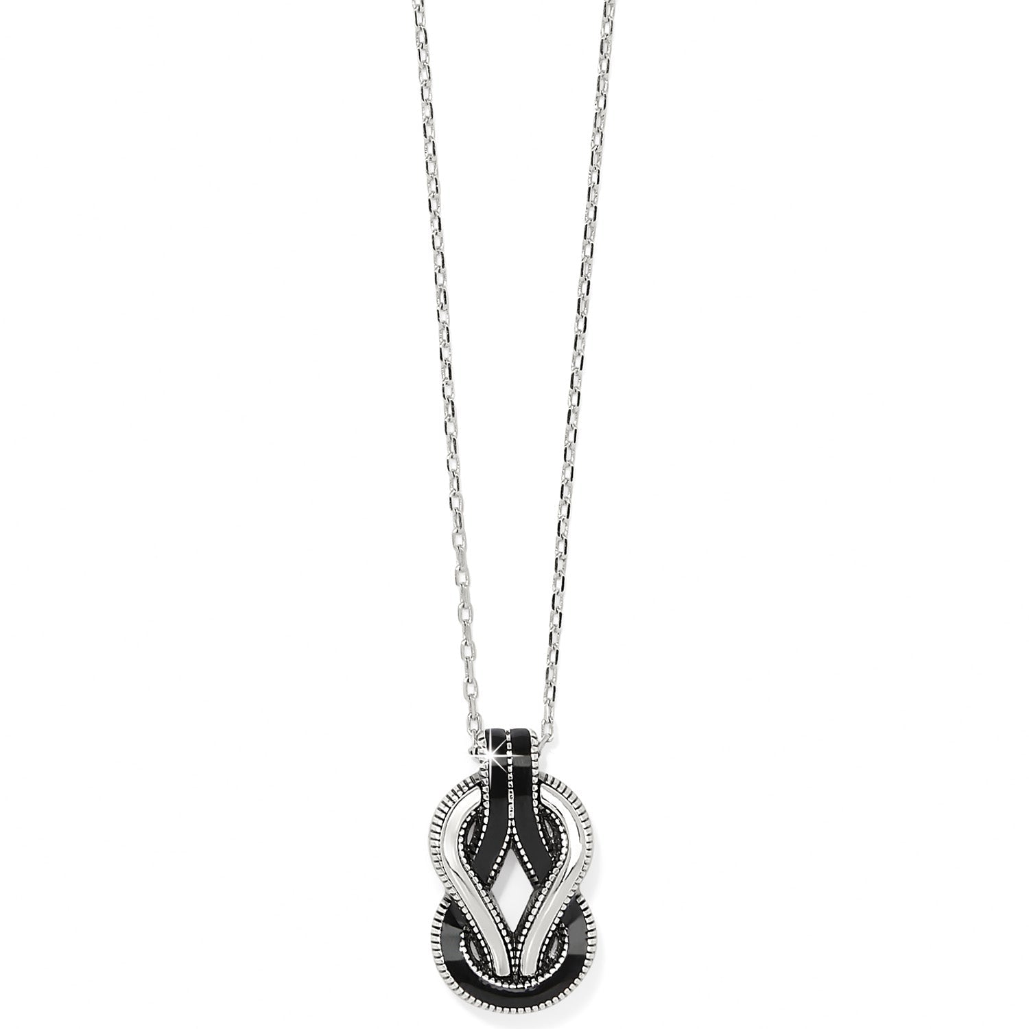 Brighton Interlok Harmony Black Necklace - Juli's Wearable Art