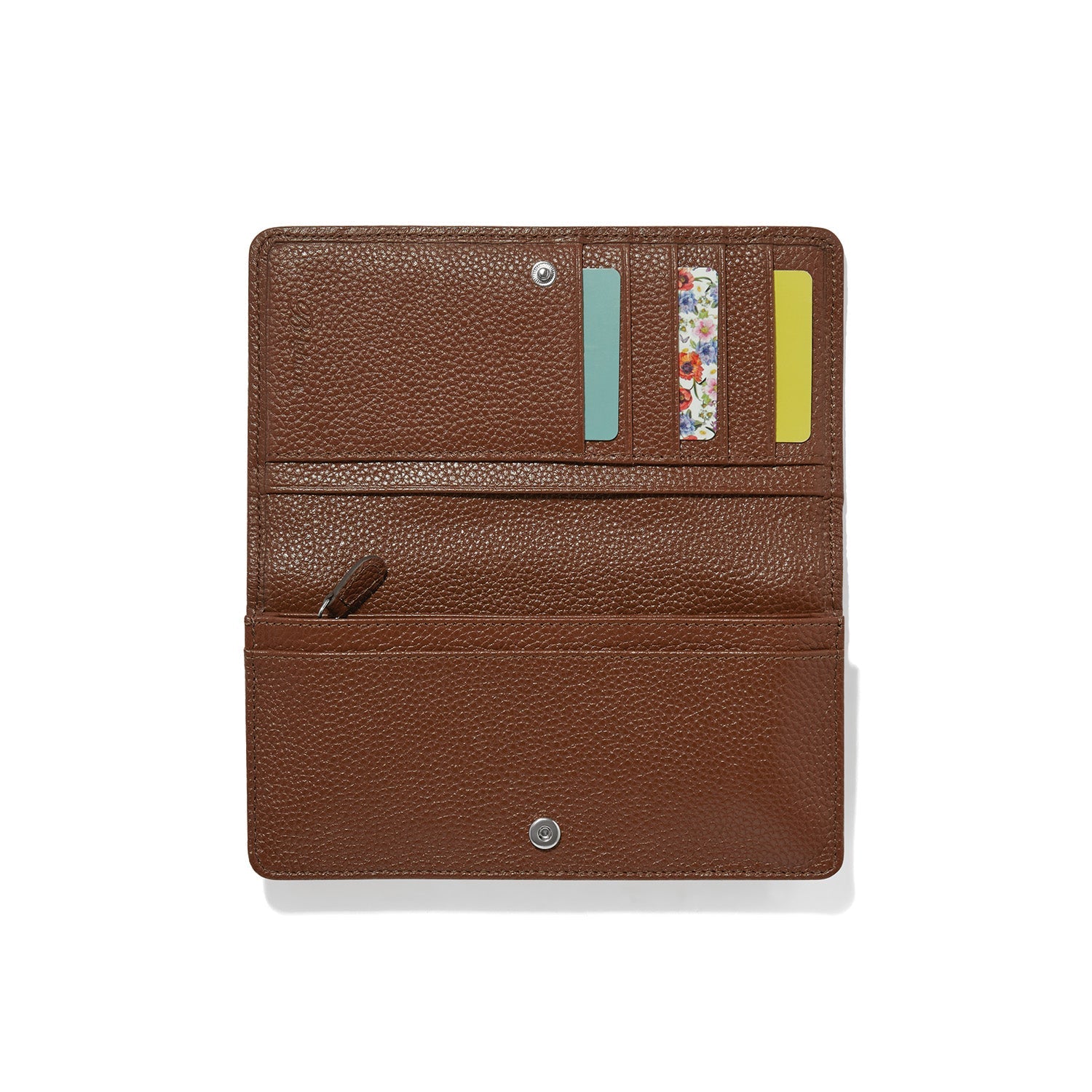Brighton Interlok Harmony Embroidered Rockmore Wallet | Bourbon