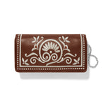 Brighton Interlok Harmony Embroidered Rockmore Wallet | Bourbon - Juli's Wearable Art