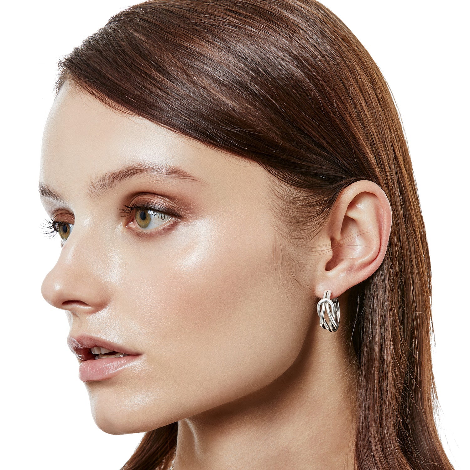 Brighton Interlok Harmony Hoop Earrings - Juli's Wearable Art
