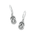 Brighton Interlok Harmony Leverback Earrings - Silver & Gold - Juli's Wearable Art