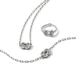 Brighton Interlok Harmony Luxe Petite Necklace – Silver - Juli's Wearable Art