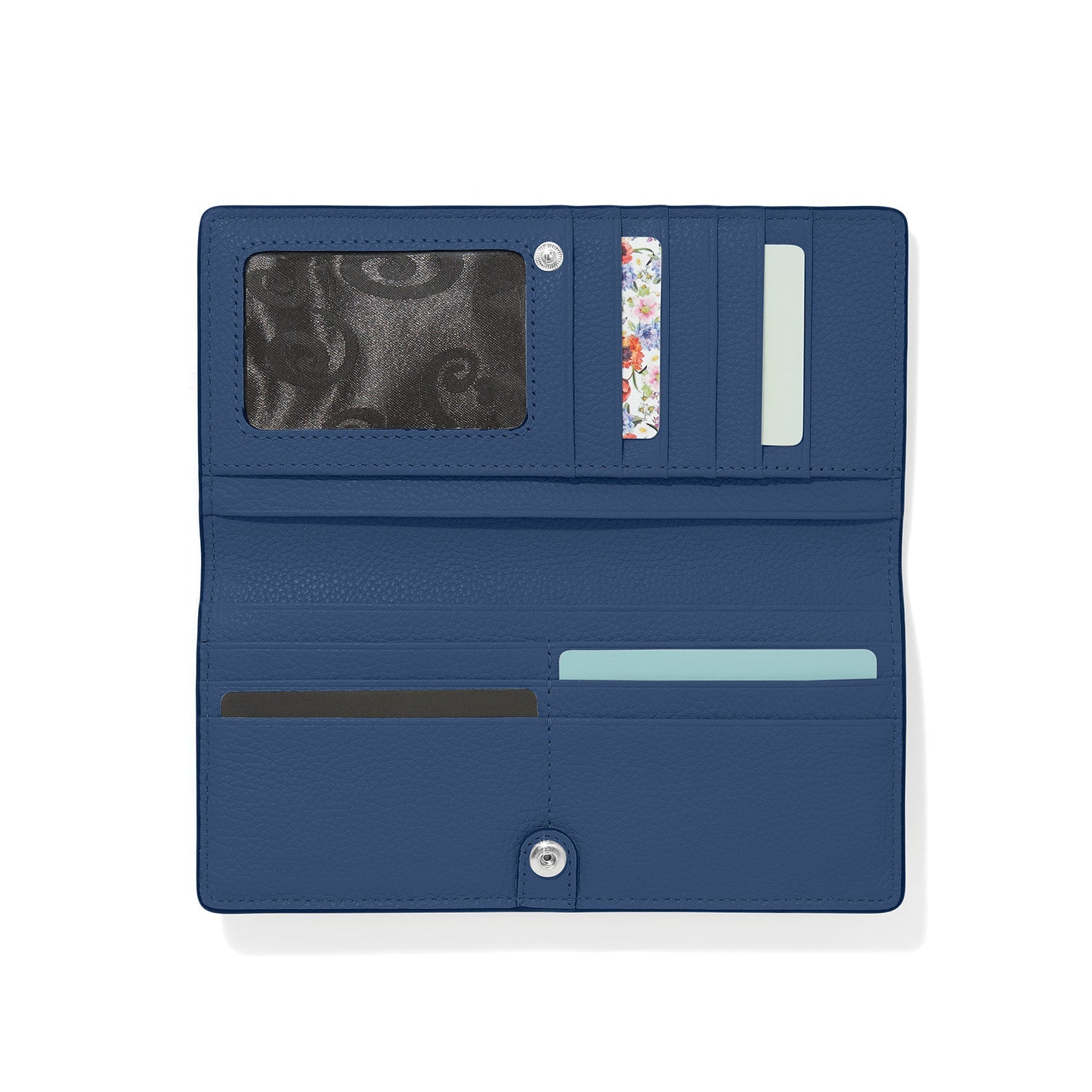 Brighton Interlok Harmony Slim Folio | French Blue - Juli's Wearable Art