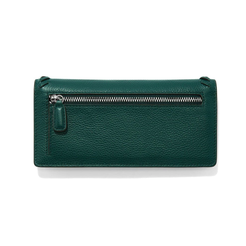 Brighton Interlok Harmony Slim Folio – Jewel Green - Juli's Wearable Art