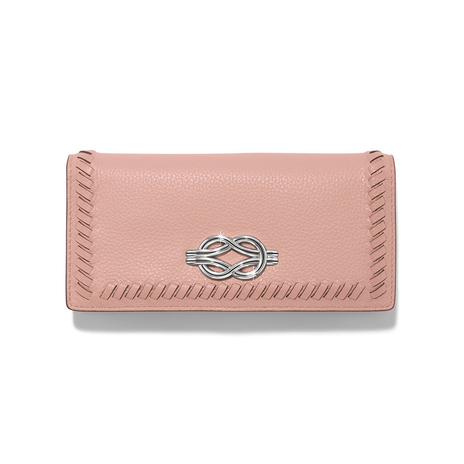 Brighton Interlok Harmony Slim Folio | Pink Sand