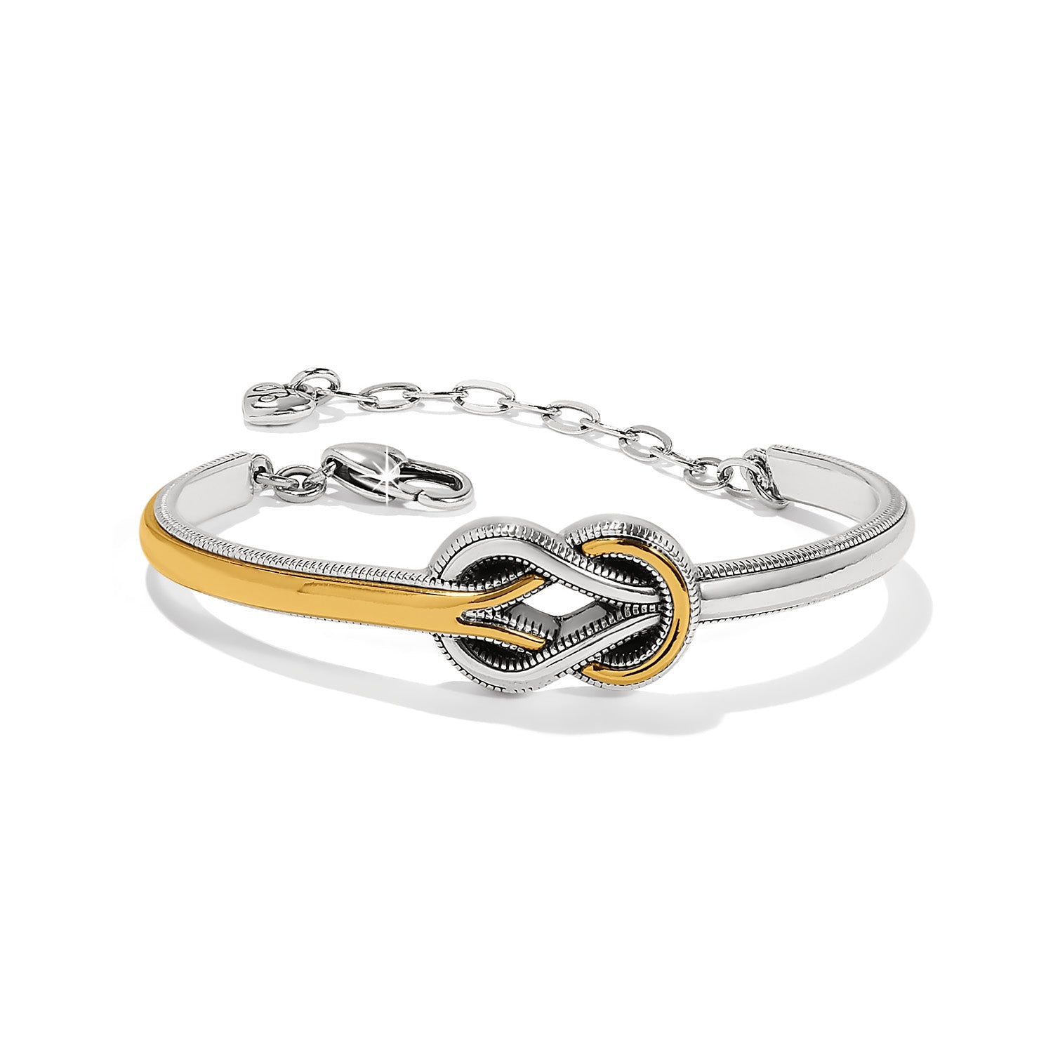Brighton Interlok Harmony Two Tone Bar Bracelet - Juli's Wearable Art