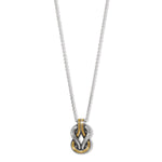 Brighton Interlok Harmony Two Tone Necklace - Juli's Wearable Art