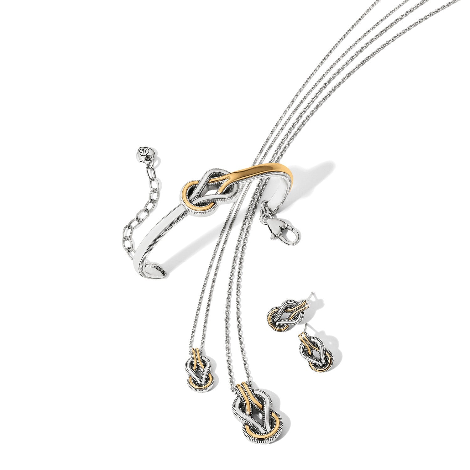 Brighton Interlok Harmony Two Tone Petite Necklace - Juli's Wearable Art