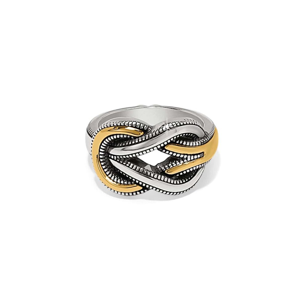 Brighton Interlok Harmony Two - Tone Ring - Juli's Wearable Art