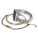 Brighton Interlok Harmony Two Tone Watch Band - Juli's Wearable Art