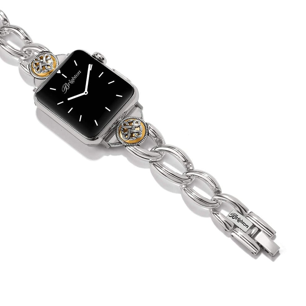 Brighton Interlok Noir Two - Tone Watch Band - Juli's Wearable Art
