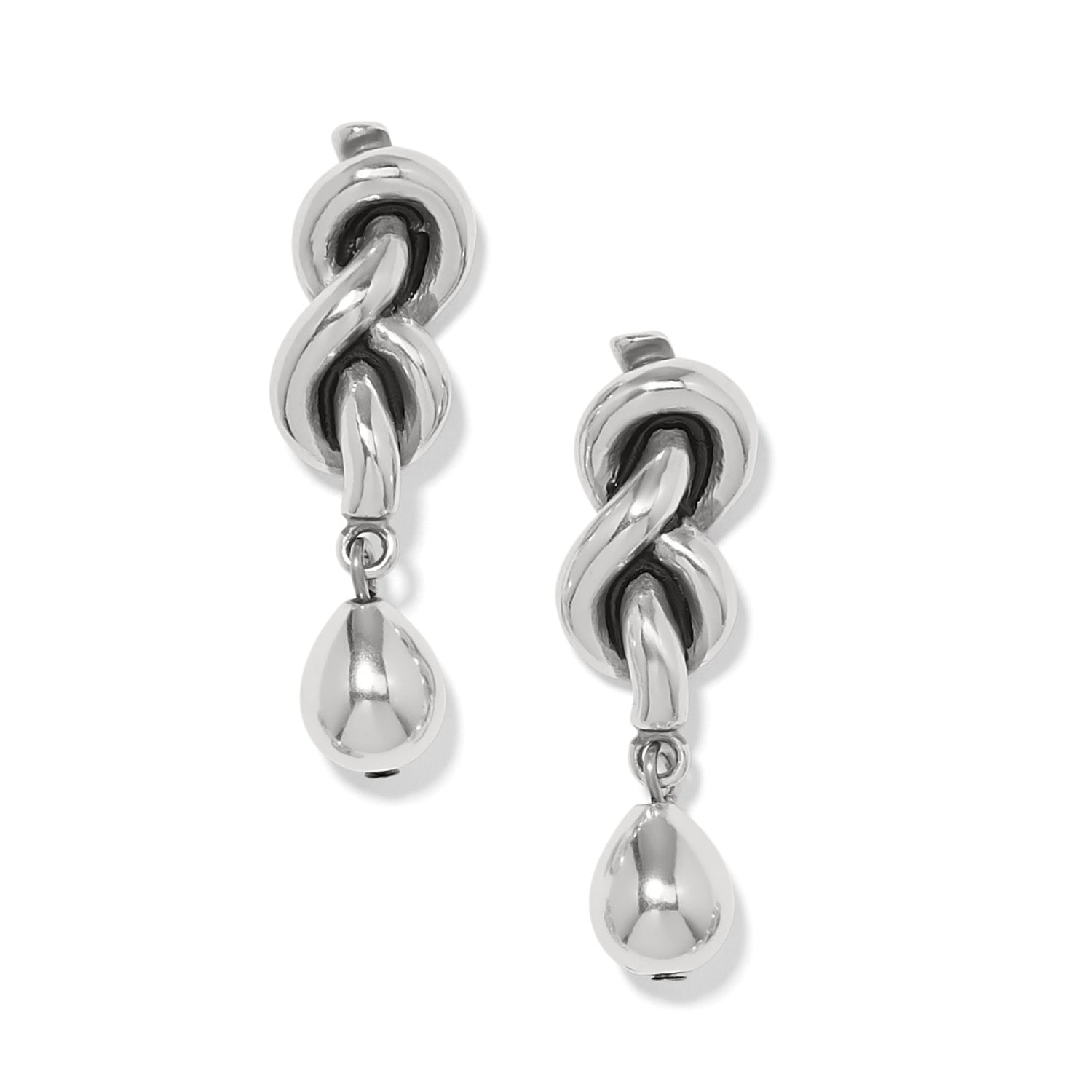 Brighton Interlok Single Knot Drop Earrings - Juli's Wearable Art