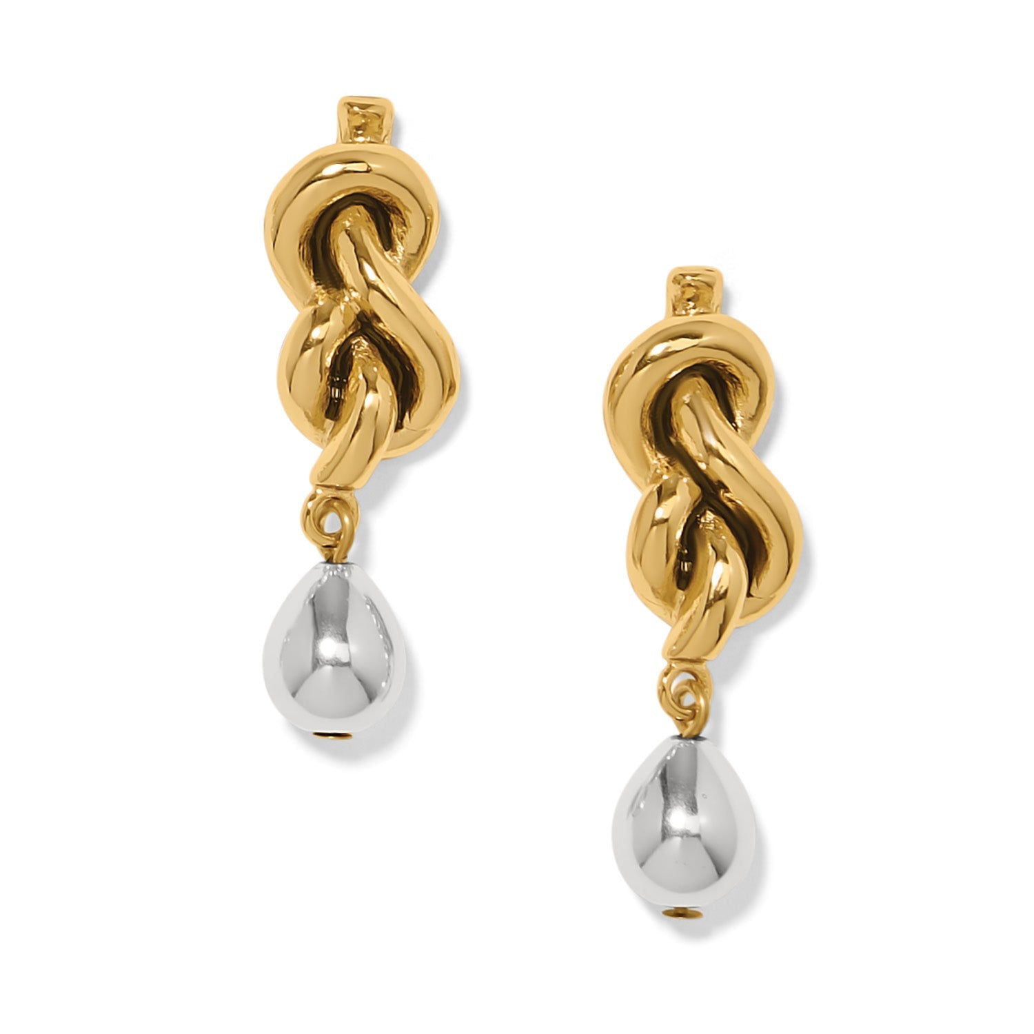 Brighton Interlok Single Knot Drop Earrings - Juli's Wearable Art