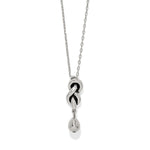 Brighton Interlok Single Knot Drop Necklace - Juli's Wearable Art