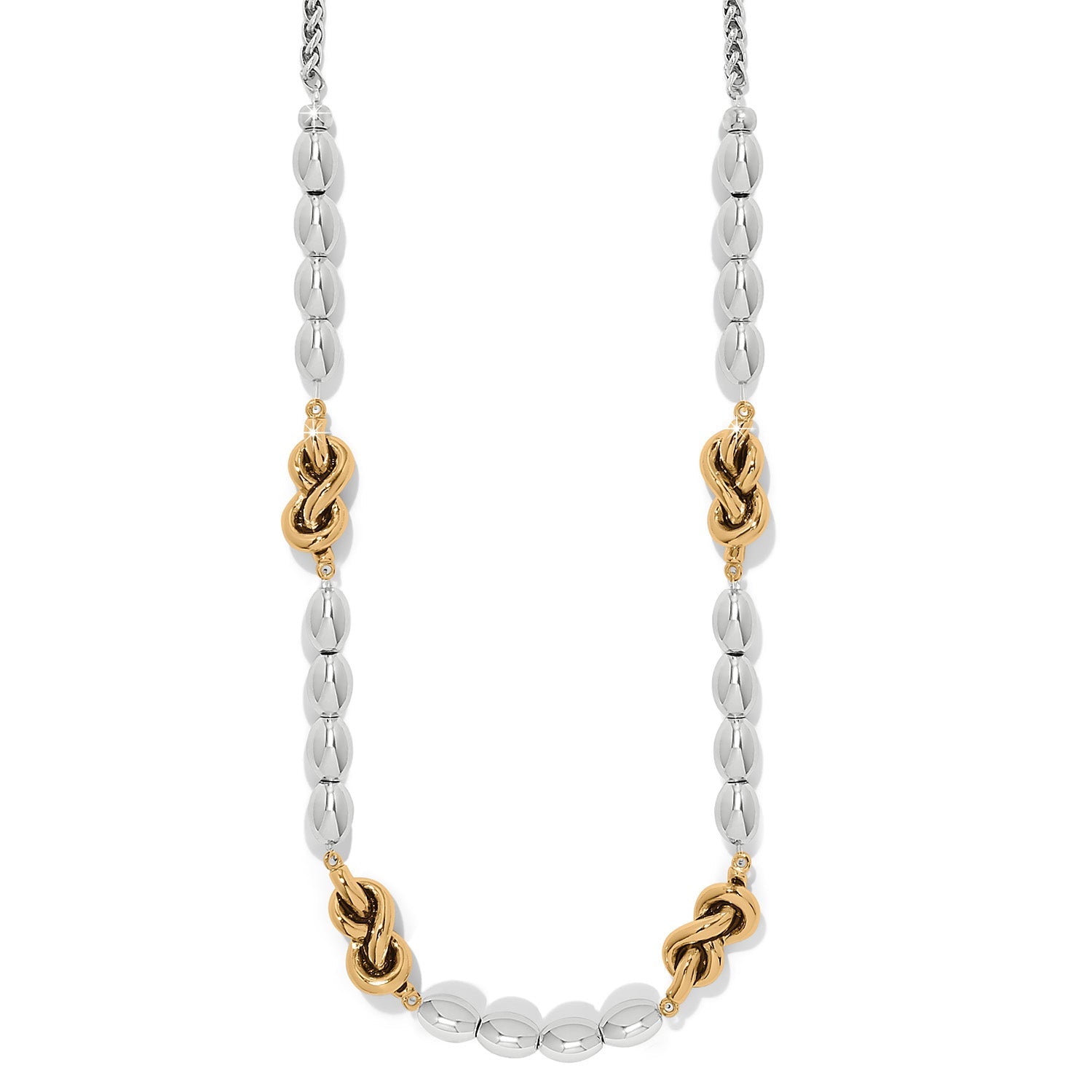 Brighton Interlok Single Knot Drops Collar Necklace - Juli's Wearable Art
