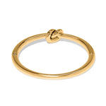 Brighton Interlok Single Knot Hinged Bangle - Gold - Juli's Wearable Art