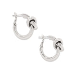 Brighton Interlok Single Knot Hoop Earrings - Juli's Wearable Art