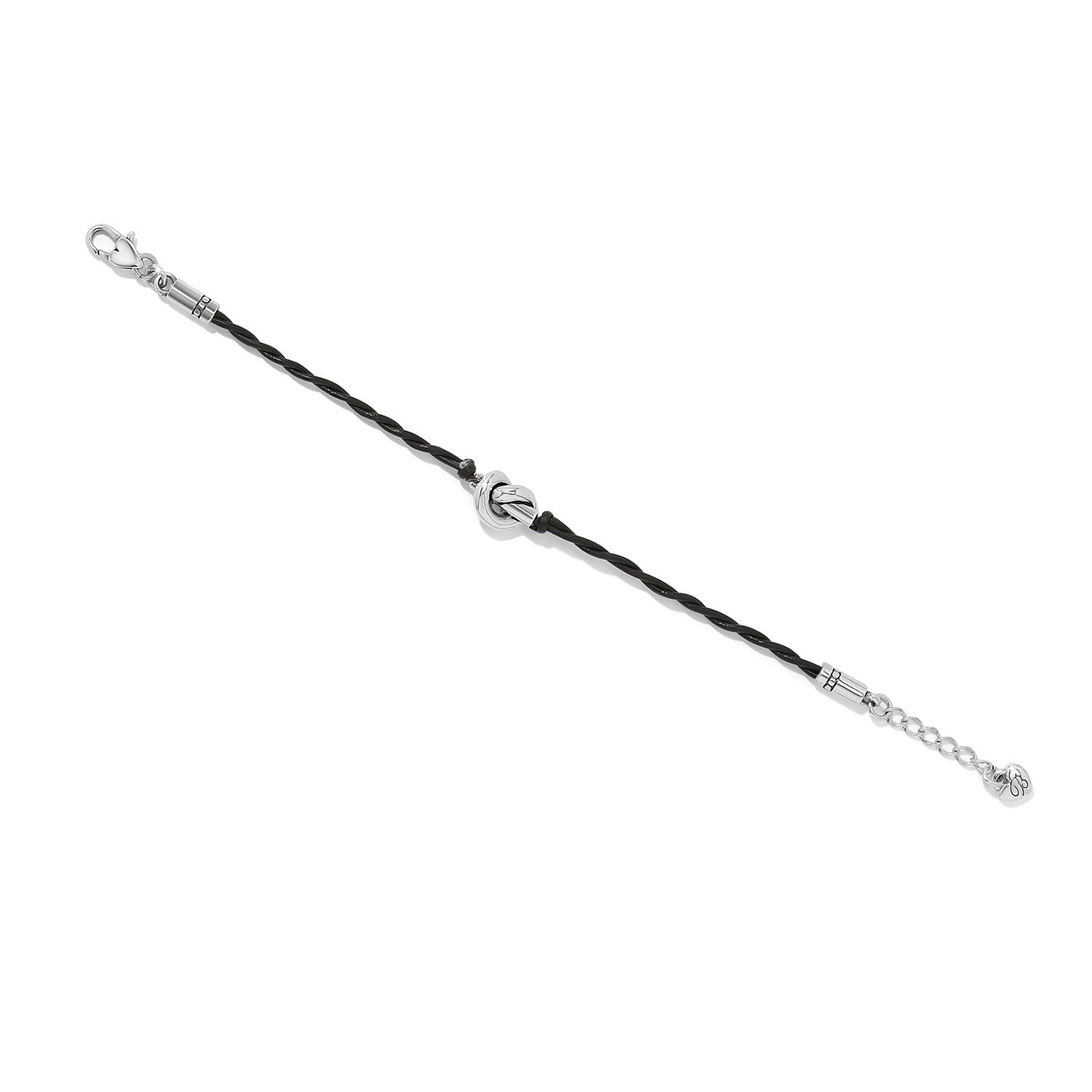 Brighton Interlok Single Knot Leather Bracelet – Black - Juli's Wearable Art