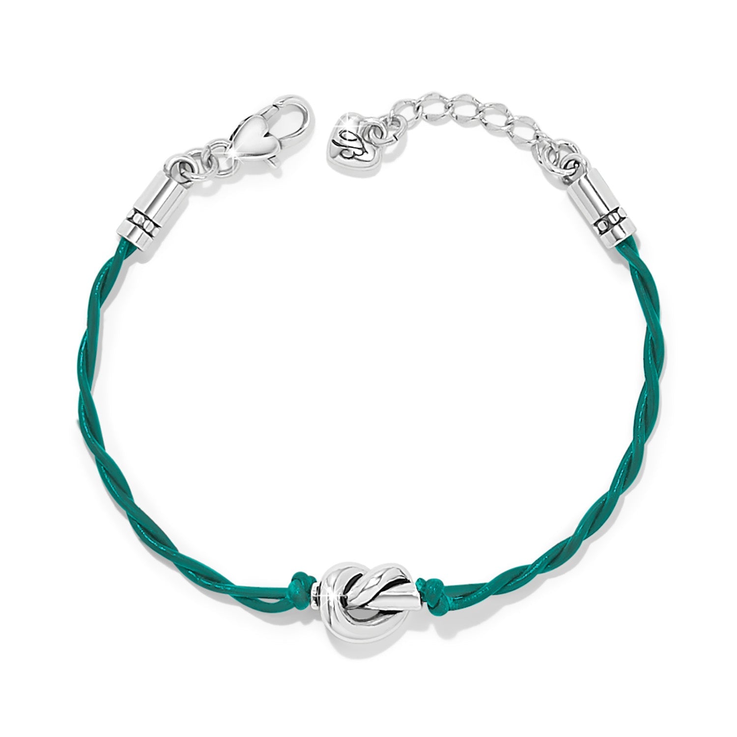 Brighton Interlok Single Knot Leather Bracelet – Green