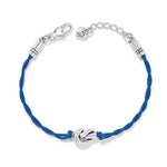 Brighton Interlok Single Knot Leather Bracelet – Navy - Juli's Wearable Art
