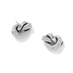 Brighton Interlok Single Knot Mini Earrings – Silver - Juli's Wearable Art