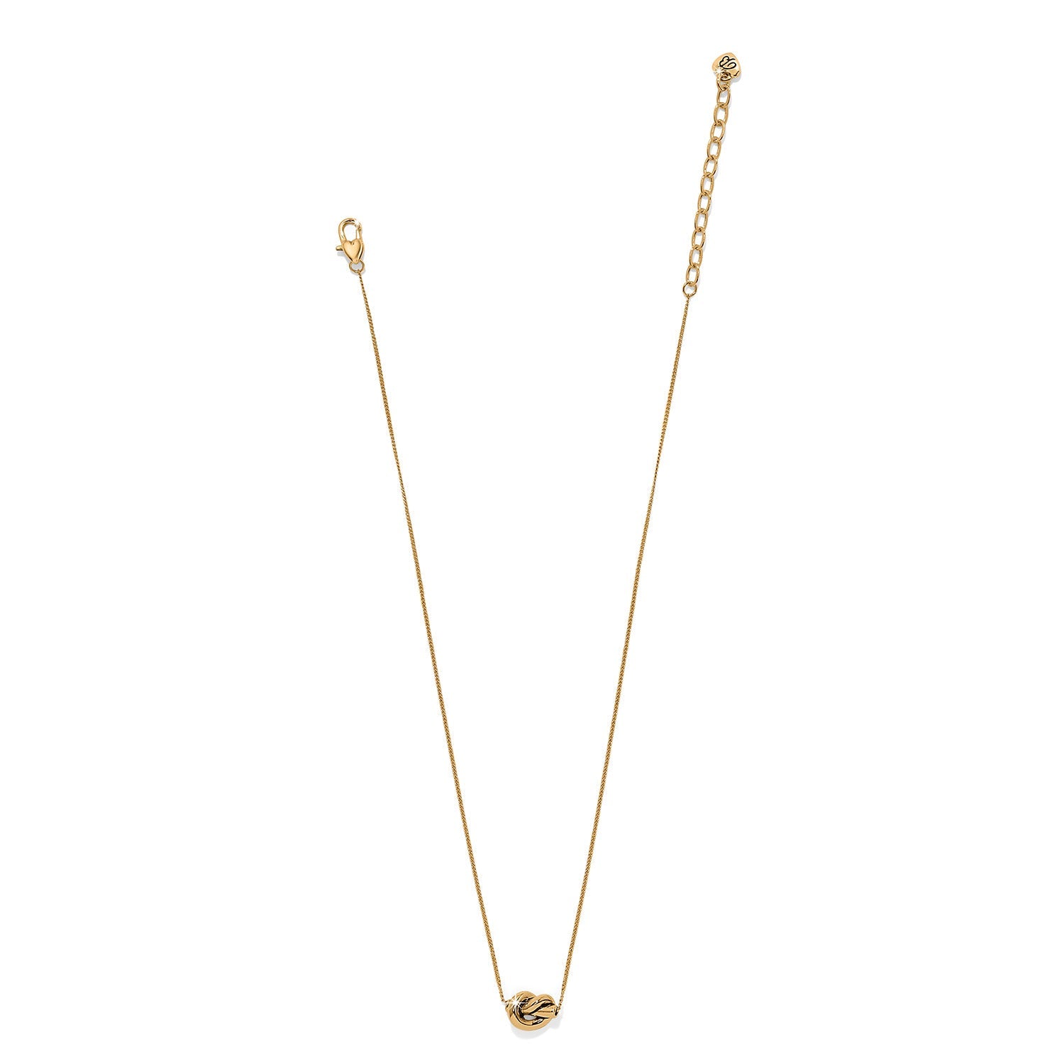 Brighton Interlok Single Knot Mini Necklace | Gold - Juli's Wearable Art