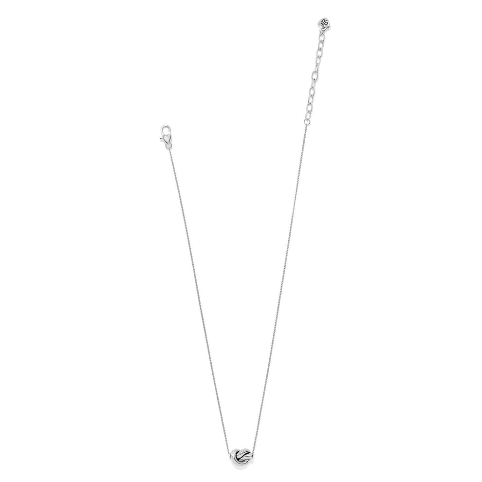 Brighton Interlok Single Knot Mini Necklace – Silver - Juli's Wearable Art