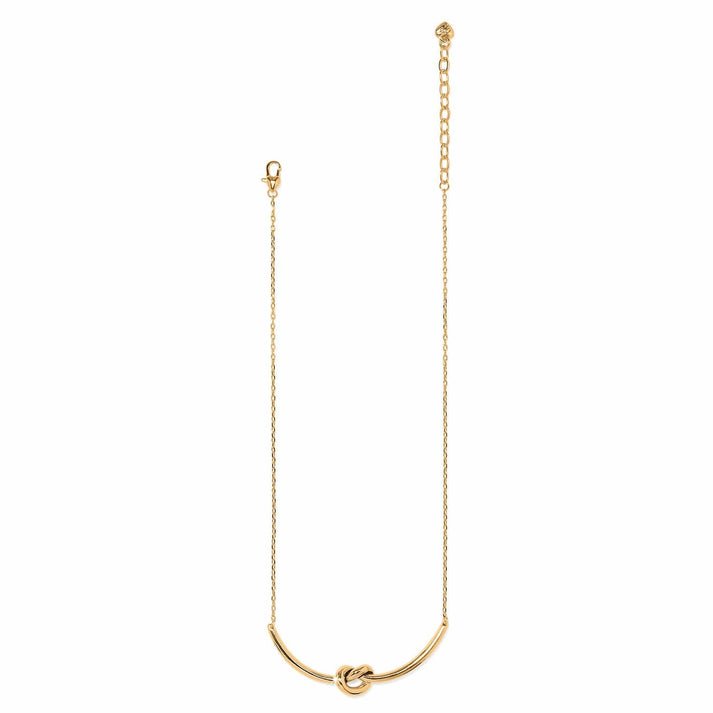 Brighton Interlok Single Knot Necklace in Gold - Juli's Wearable Art