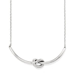 Brighton Interlok Single Knot Necklace in Silver - Juli's Wearable Art