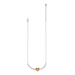 Brighton Interlok Single Knot Necklace | Two Tone - Juli's Wearable Art