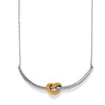 Brighton Interlok Single Knot Necklace | Two Tone - Juli's Wearable Art