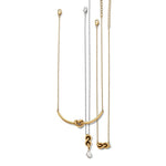 Brighton Interlok Single Knot Petite Necklace – Gold - Juli's Wearable Art