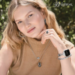 Brighton Interlok Single Knot Petite Necklace – Silver - Juli's Wearable Art