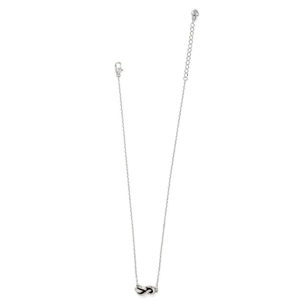 Brighton Interlok Single Knot Petite Necklace – Silver - Juli's Wearable Art