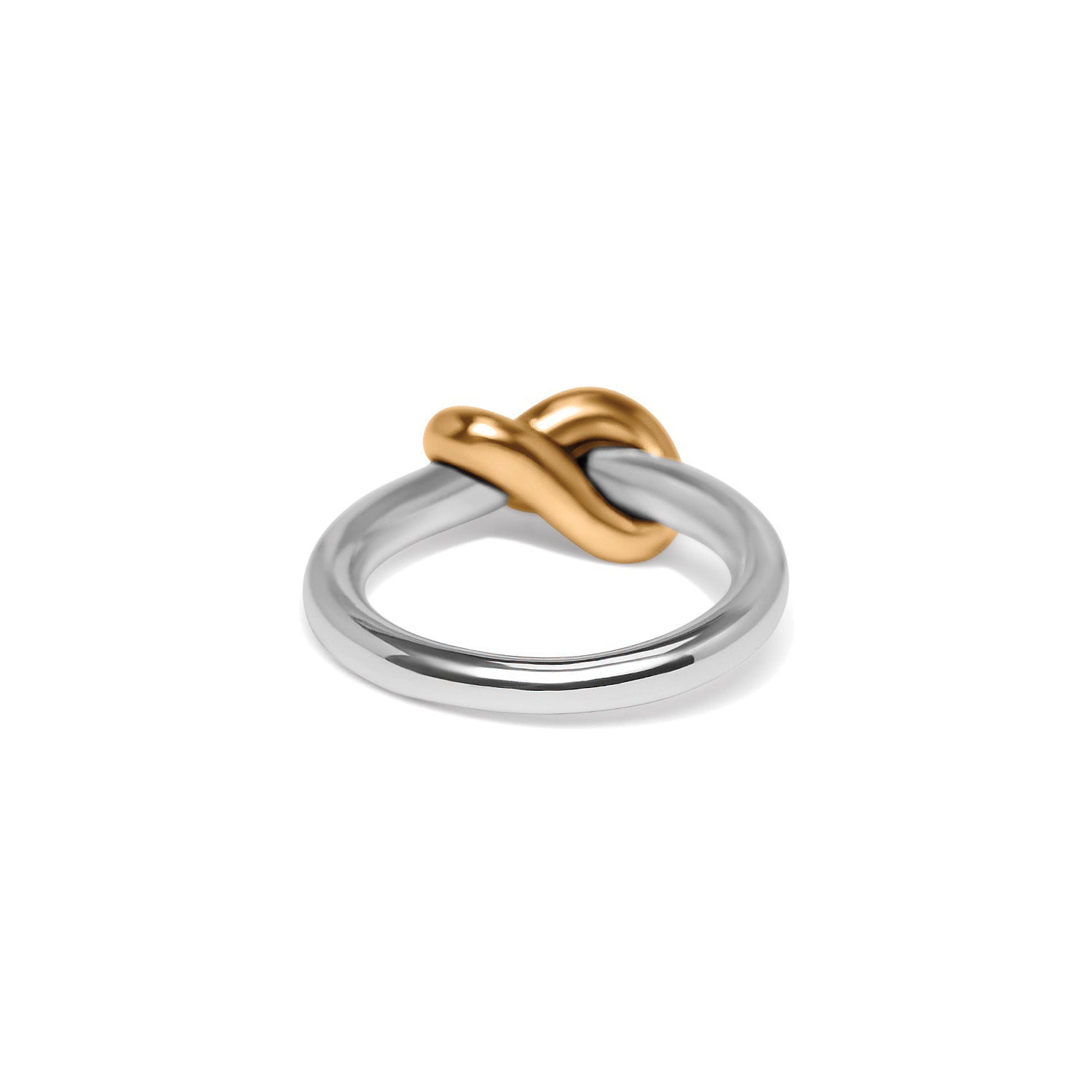 Brighton Interlok Single Knot Ring | Two Tone