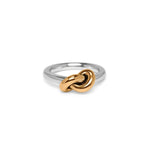 Brighton Interlok Single Knot Ring | Two Tone - Juli's Wearable Art