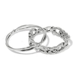 Brighton Interlok Twist Bangle – Seamless Silver Design - Juli's Wearable Art