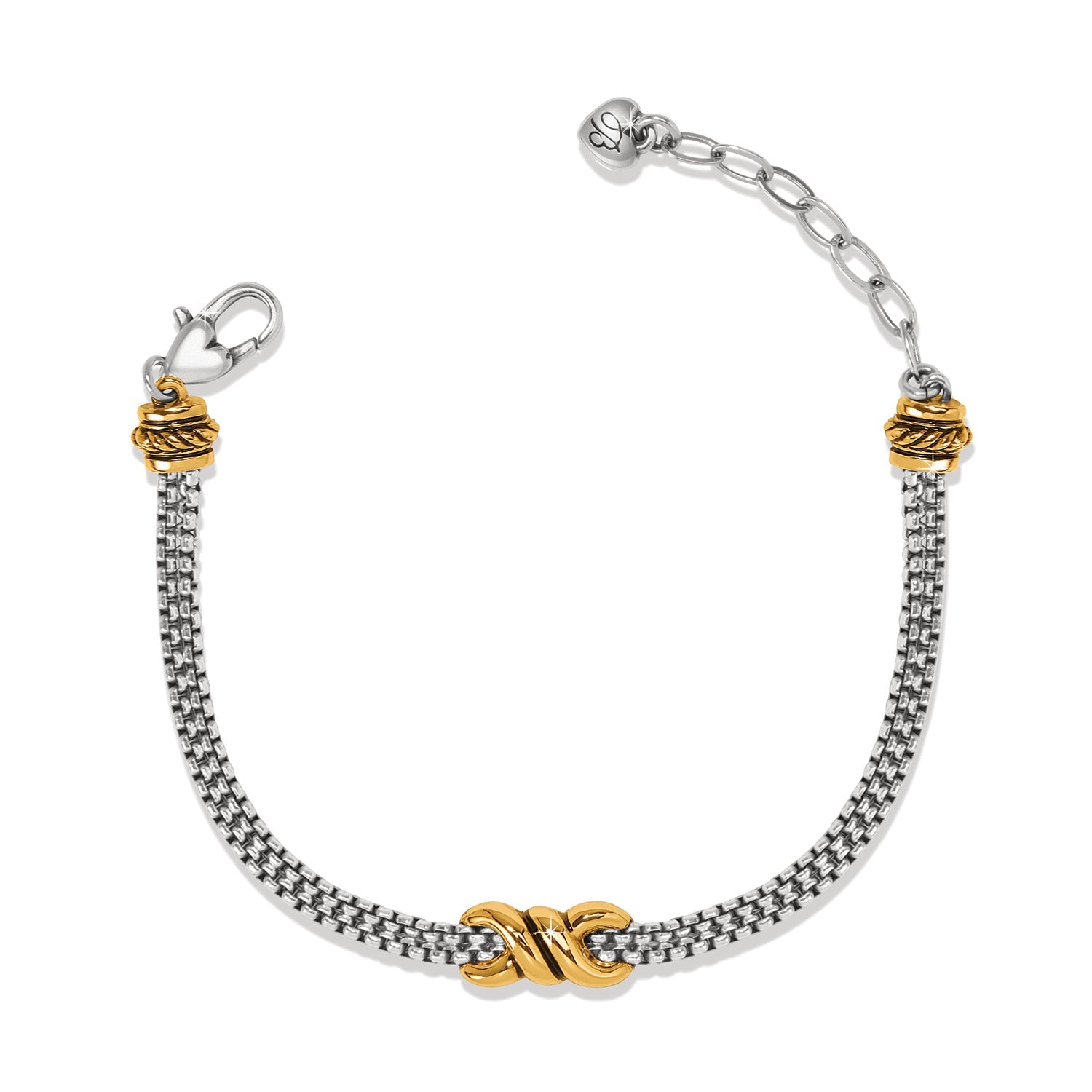 Brighton Interlok Twist Double Chain Bracelet - Juli's Wearable Art