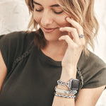 Brighton Interlok Twist Hinged Bangle – Silver Rope Design - Juli's Wearable Art