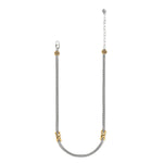 Brighton Interlok Twist Two Tone Double Chain Necklace - Juli's Wearable Art