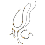 Brighton Interlok Twist Two Tone Double Chain Necklace - Juli's Wearable Art